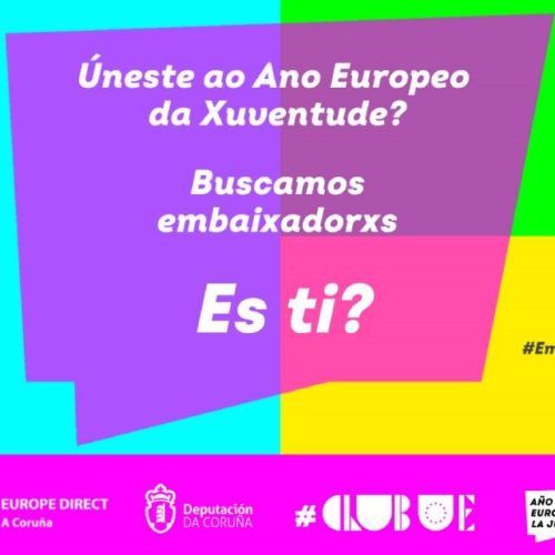 EUROPE DIRECT A Coruña busca dez Embaixadora/es do Ano Europeo da Xuventude