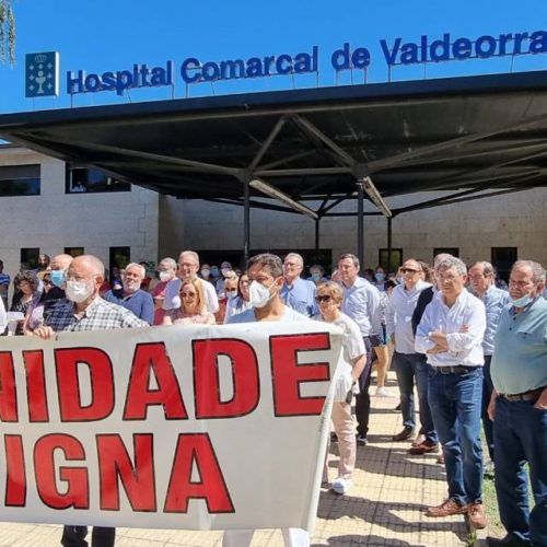 Formoso cualificou de “lamentable” a situación do hospital de Valdeorras