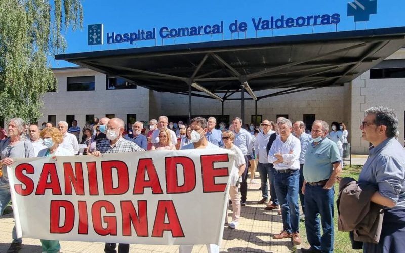 Formoso cualificou de “lamentable” a situación do hospital de Valdeorras