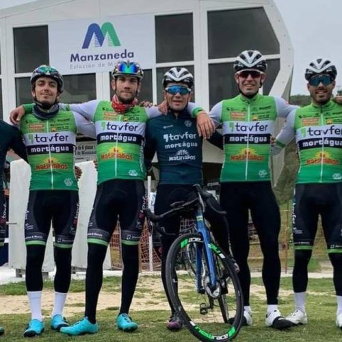 Manzaneda acolleu a concentración en altura do equipo ciclista portugués Mortagua