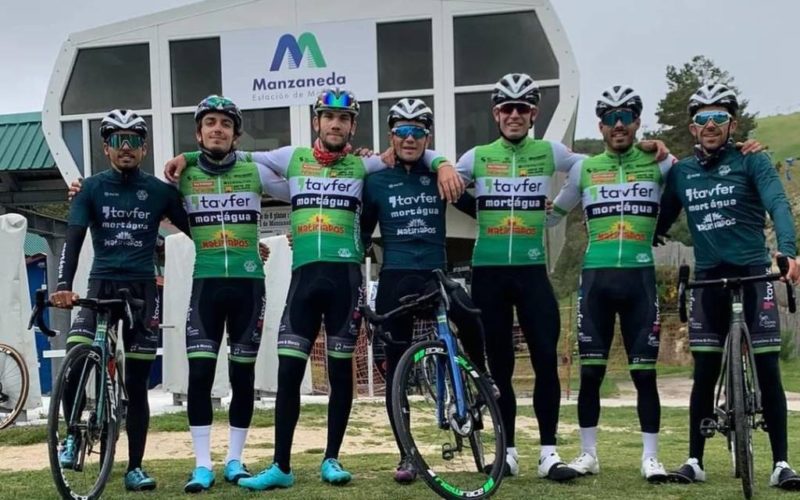 Manzaneda acolleu a concentración en altura do equipo ciclista portugués Mortagua