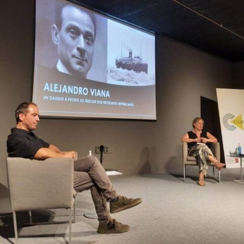 O Club Faro coñeceu a historia de Alejandro Viana, o “Schindler galego”