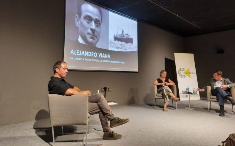 O Club Faro coñeceu a historia de Alejandro Viana, o “Schindler galego”