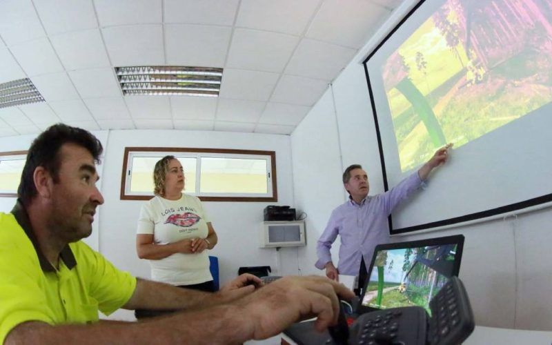 Realidade virtual para a formación forestal en Ponteareas