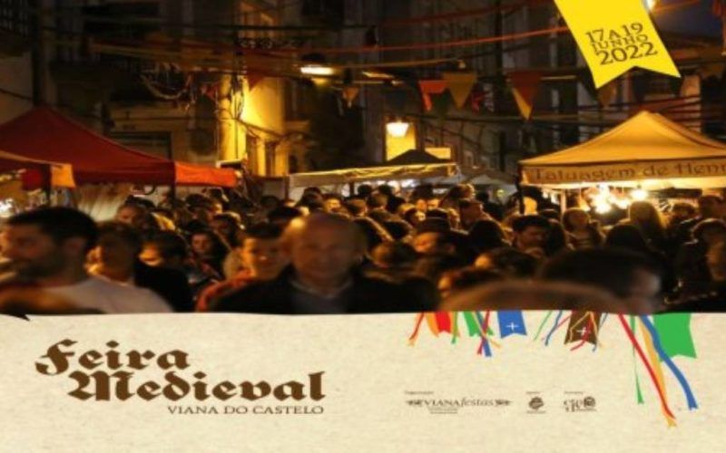 Artesãos e mercadores invadem centro histórico no regresso da Feira Medieval de Viana do Castelo