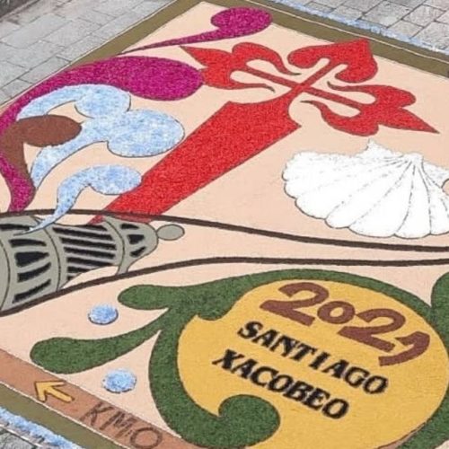 Máis de 15.000 alfombristas elaborarán a Alfombra Mundial do Xacobeo 2022