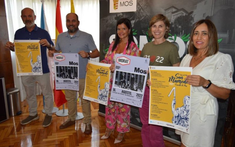 Mos presenta o cartaz das súas Festas de San Mamede 2022