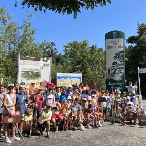 Escola de Verán de Ribadumia celebrou o Día de Galicia