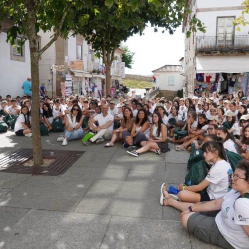 150 jovens da Ruta Quetzal visitaram a Fortaleza de Valença