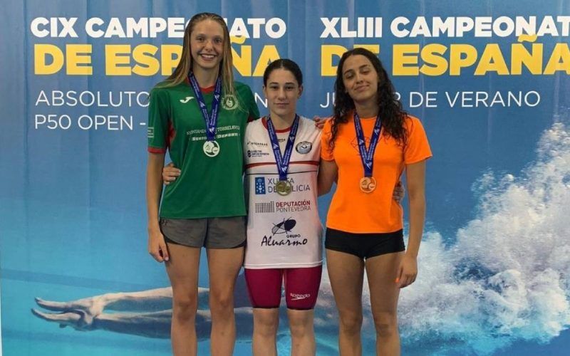 Club Natación Ponteareas triunfa no campionato de España júnior-absoluto