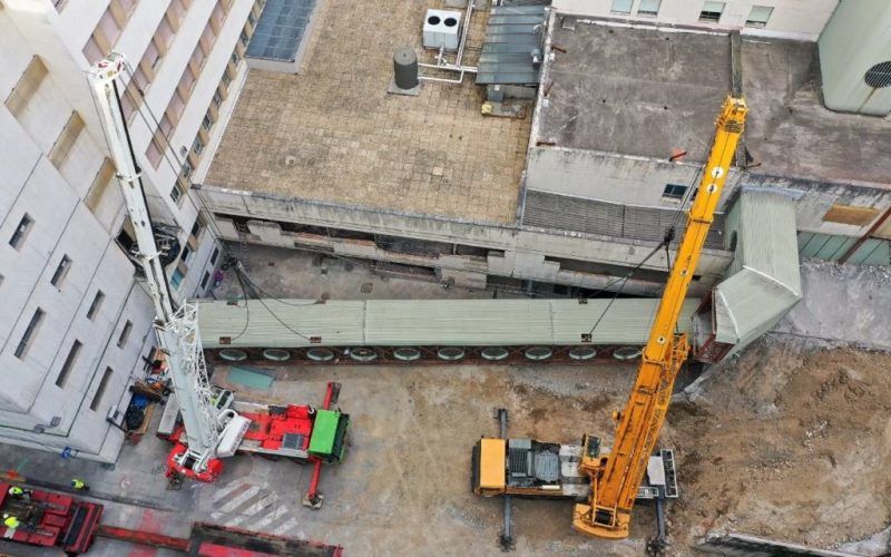 A Xunta de Galicia avanza nas obras de ampliación do complexo hospitalario de Ourense