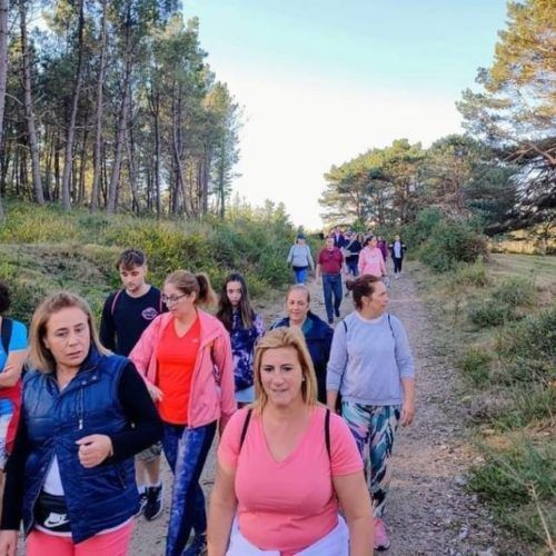 Inaugurada nova ruta sendeirista na Cañiza