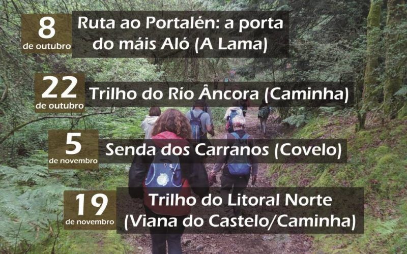 A Guarda e Caminha abren inscricións para as Andainas de Outono 2022