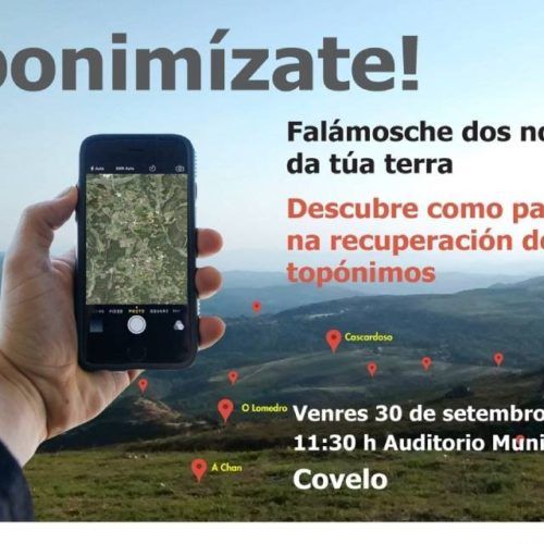 Chega a Covelo a App “Toponimízate”