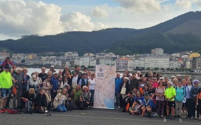 Máis de oitenta persoas fixeron o Camiño Nordés de Viveiro a Ourol