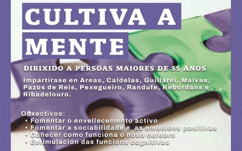 O programa “Cultiva a Mente” impartirase tamén na parroquia tudense de Pexegueiro