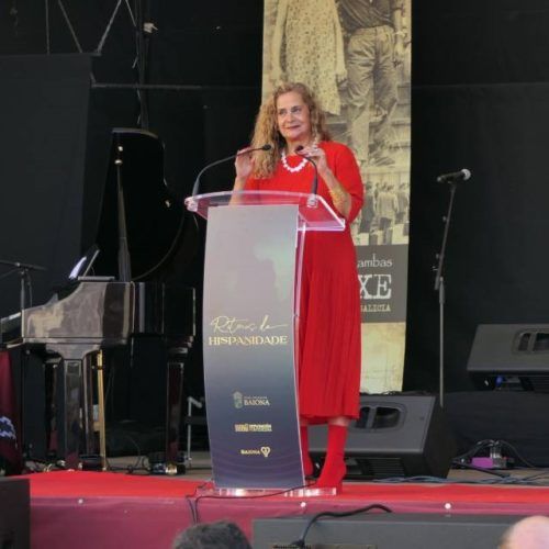 Carmela Silva destacou o peso do Atlántico como “unión de dous mundos” con motivo do Día da Hispanidade 2022
