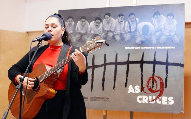 A novela gráfica ‘As 9 cruces’ presentouse en Baiona