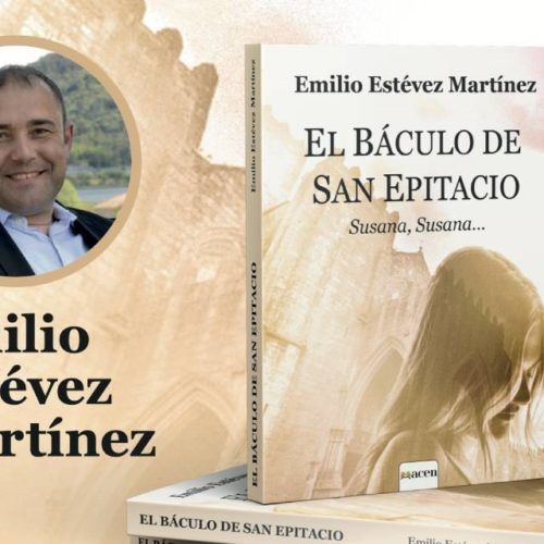 Emilio Estévez presenta en Tui o seu primeiro libro “El Báculo de San Epitacio”