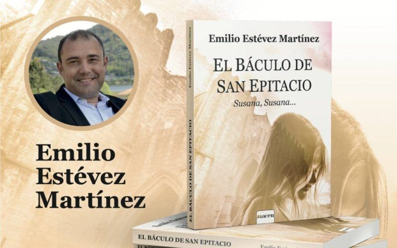 Emilio Estévez presenta en Tui o seu primeiro libro “El Báculo de San Epitacio”