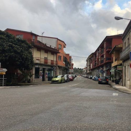 Obras de mellora na Avenida de Portugal en Tui