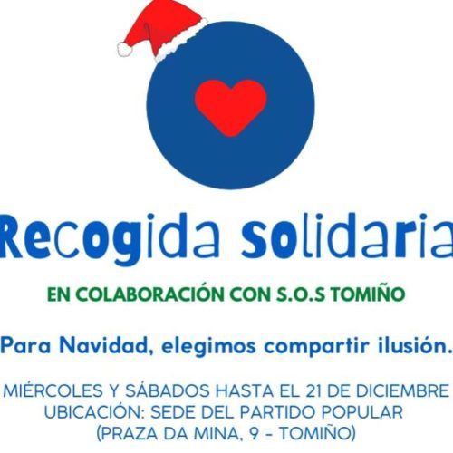 PP Tomiño organiza recollida solidaria para Nadal