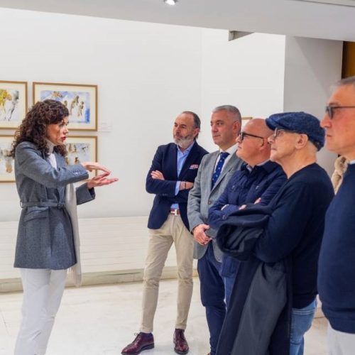 Exposición “A senda proscrita” en Ourense, composta polos traballos do pintor Alexandro