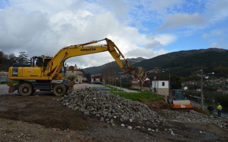 Iniciadas a obras de mellora do acceso ao Pazo de Mos