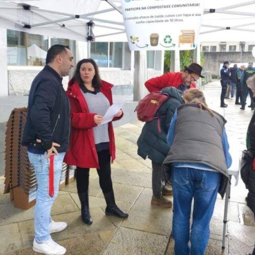 Concello de Salceda repartiu composteiros individuais e cubos de reciclaxe