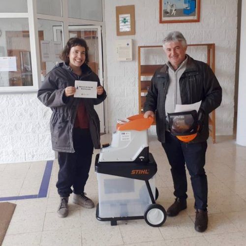 Catro trituradoras de biomasa para a veciñanza tudense