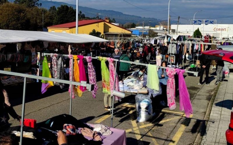 Mercado ambulante os primeiros domingos de cada mes no Porriño