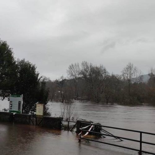 Ponteareas sufriu os embates do temporal