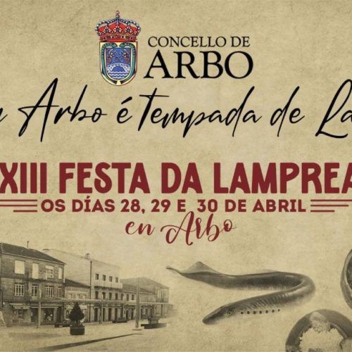 O astorgano César Núñez gaña o concurso do cartaz da LXIII Festa da Lamprea de Arbo