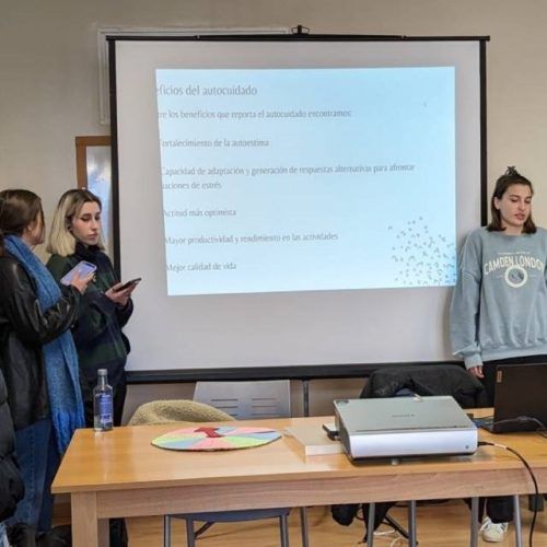 Proxectos sociais da Asociación Érguete cos alumnos do Colexio Lar de Vigo
