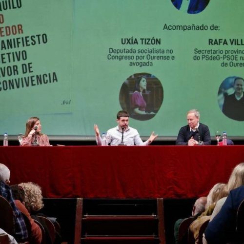 Nacho Corredor presentou en Ourense o libro  “El activismo tranquilo”