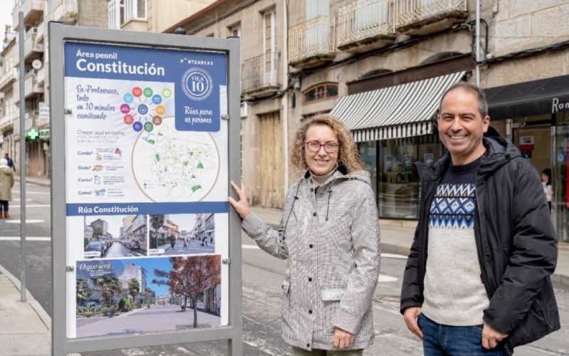 Concello de Ponteareas instala o ‘Metrominuto’ no seu centro urbano