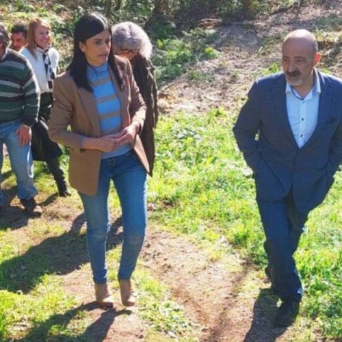 Salceda recibiu a visita do presidente da Confederación Hidrográfica do Miño-Sil
