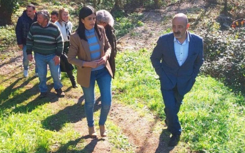 Salceda recibiu a visita do presidente da Confederación Hidrográfica do Miño-Sil