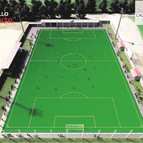 Mellora integral do campo de fútbol da Cañiza