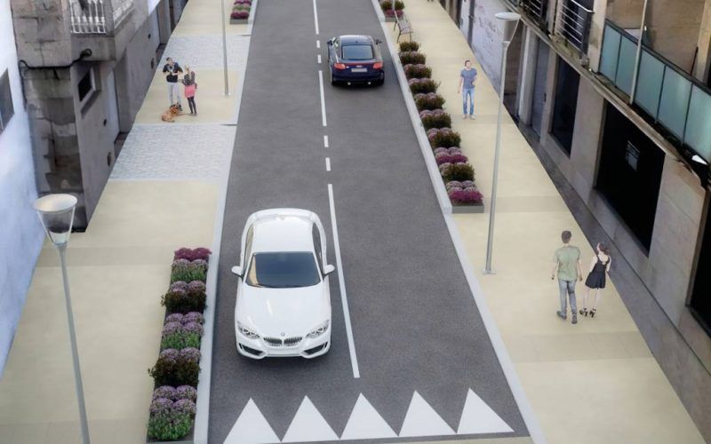 A licitación as obras na Rúa Coruña da Guarda