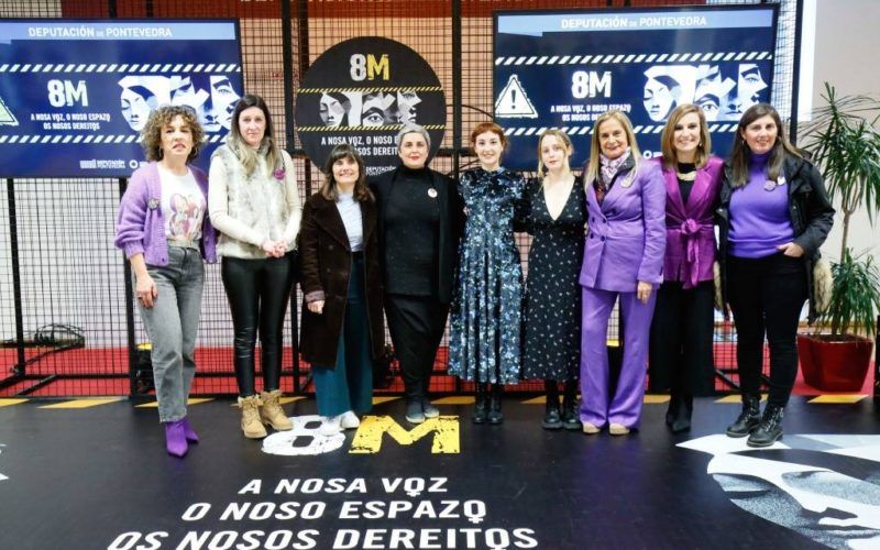 Un 8M reivindicando a igualdade en Vigo