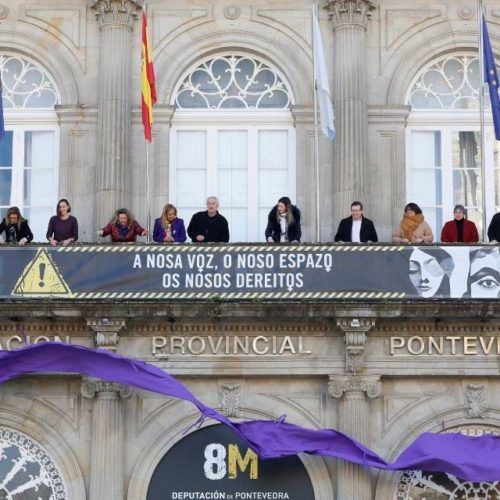 Deputación de Pontevedra reivindica o feminismo este 8M