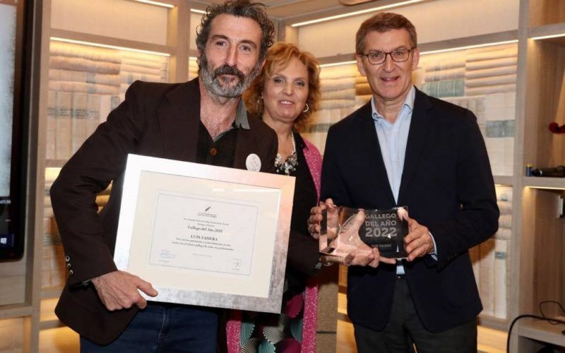 Luís Zahera, premio “Galego do Ano 2022”