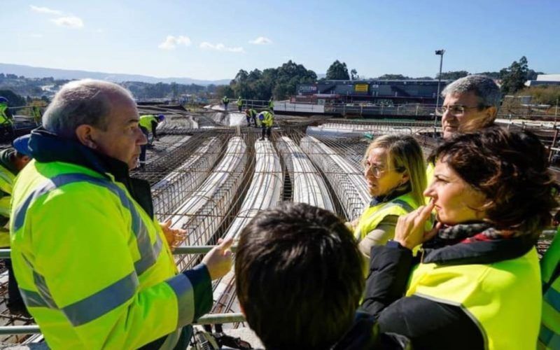 Avanzan nun 55% as obras da autovía Tui-A Guarda coa A-55