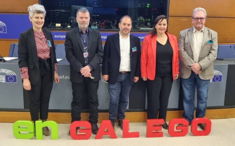 Reclaman no Parlamento Europeo o fin da discriminación do galego en Galicia