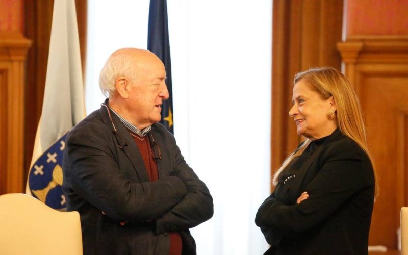 Deputación recibiu ao presidente do Centro Pontevedrés Social e Deportivo de Montevideo