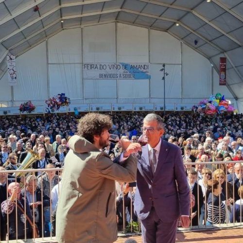 O actor Xosé Antonio Touriñán pronunciou o pregón da XLIII Feira do Viño de Sober