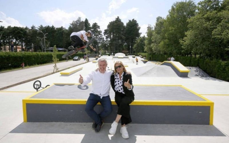 A Cañiza xa conta co skate park e pump track “máis completo de Galicia”