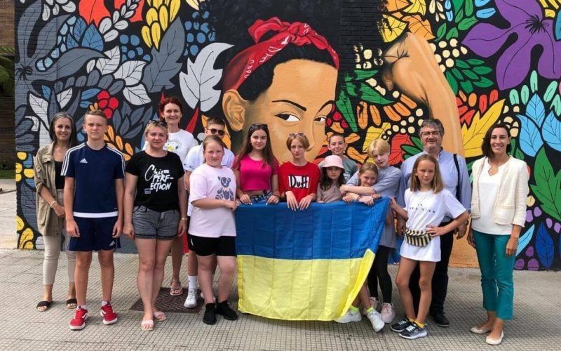 Nenos ucraínos estarán nos campamentos de verán de Pontevedra