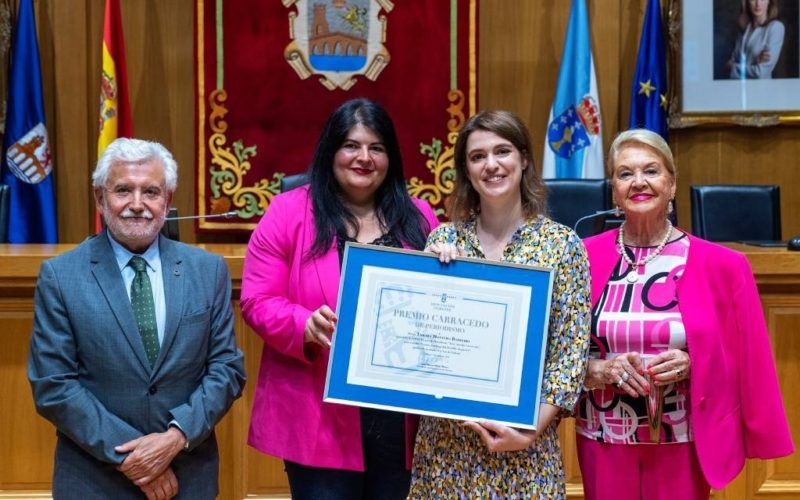 Tamara Montero, Premio de Xornalismo “Xosé Aurelio Carracedo”